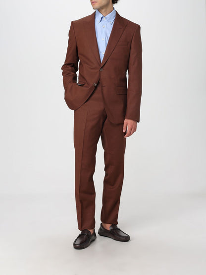 Boss Suit Men Brown