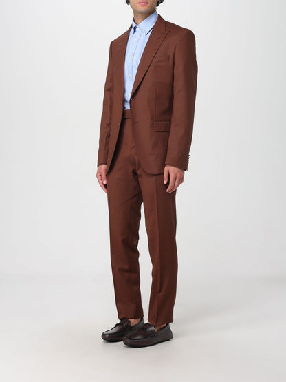 Boss Suit Men Brown