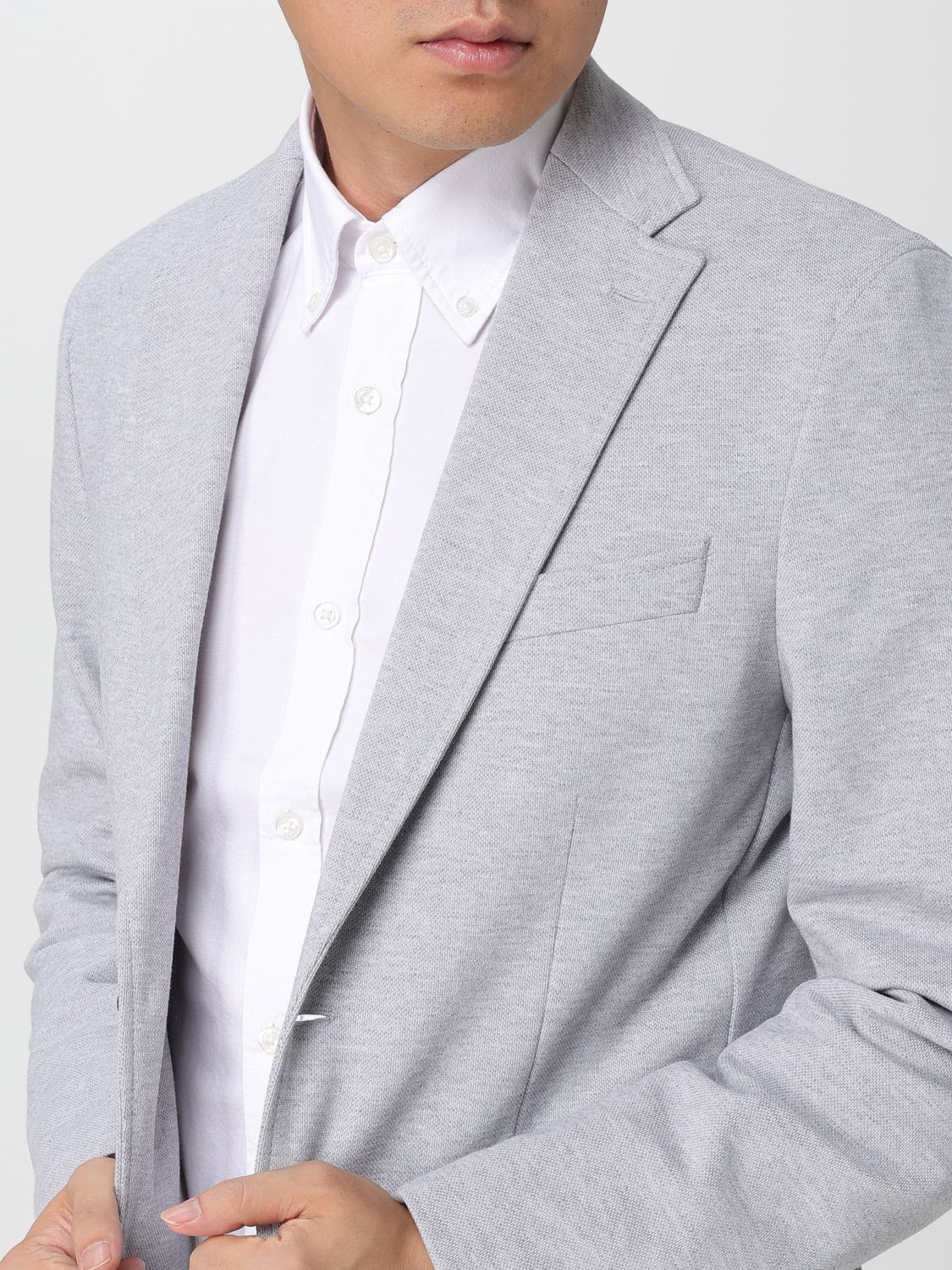 Boss Blazer Men Grey