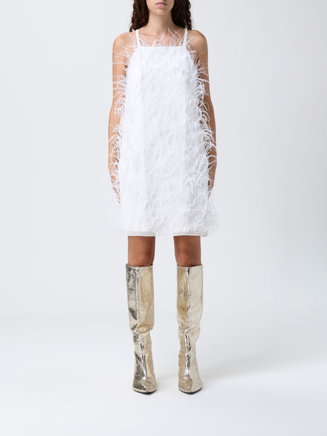 Pinko Dress Woman White