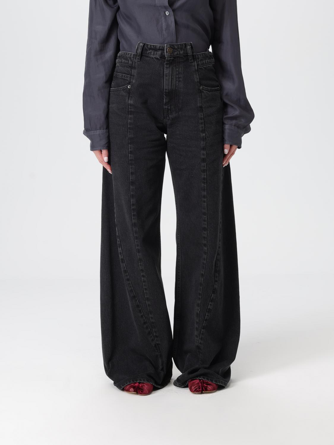 Maison Margiela Jeans Woman Black