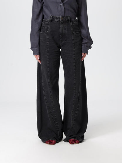 Maison Margiela Jeans Woman Black