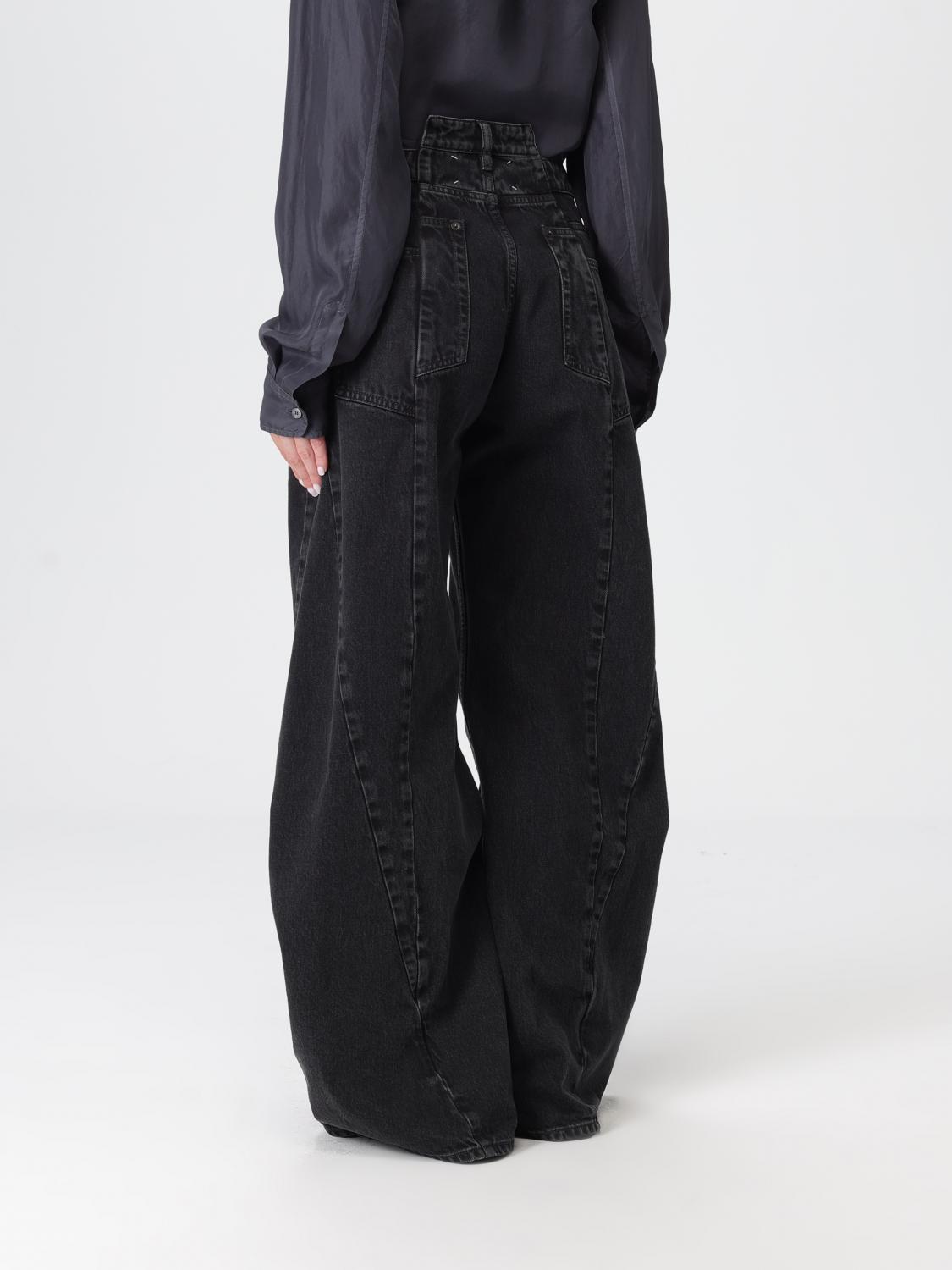 Maison Margiela Jeans Woman Black