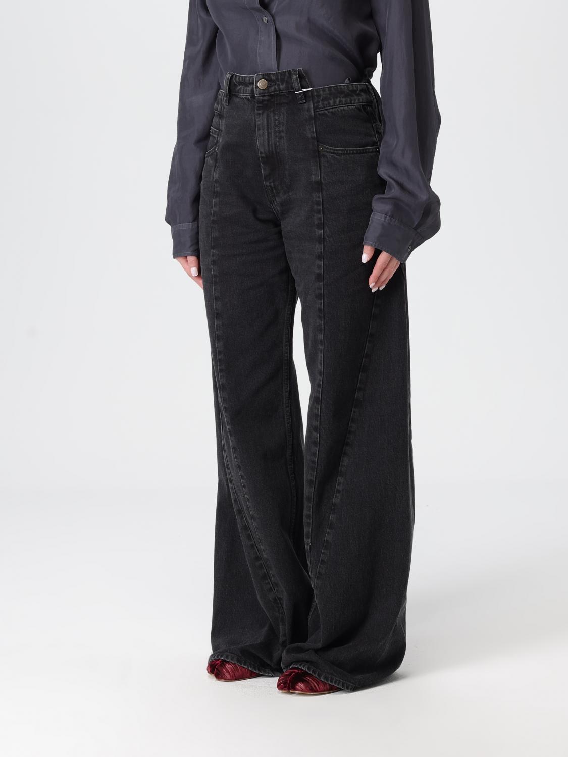 Maison Margiela Jeans Woman Black