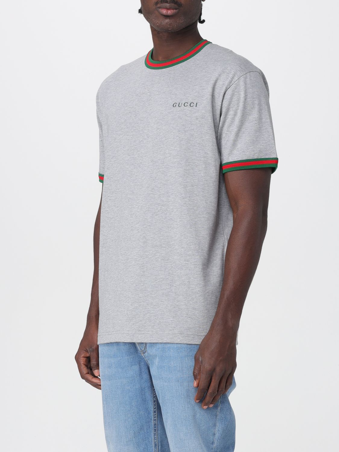 Gucci T Shirt Men Grey