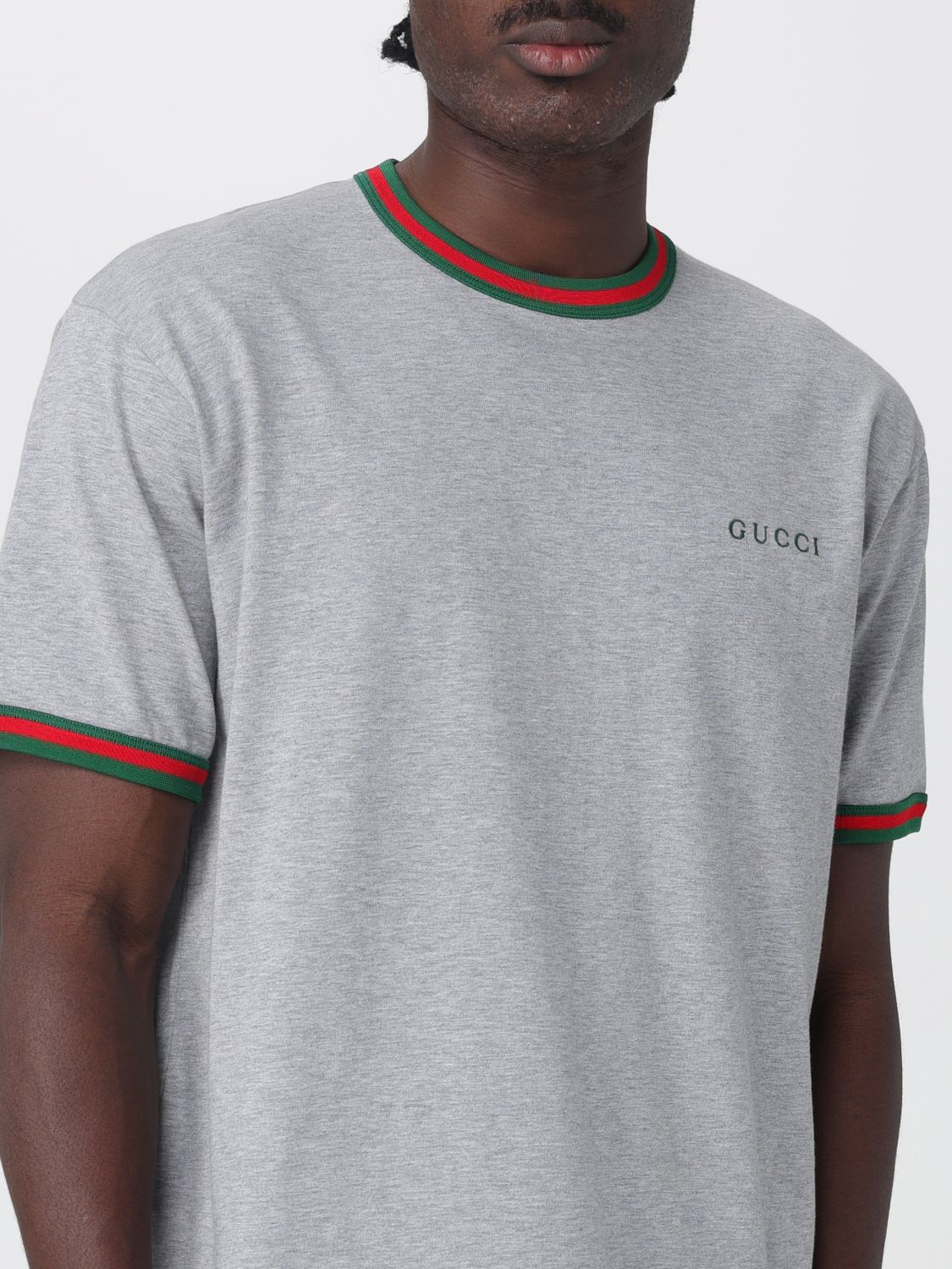Gucci T Shirt Men Grey