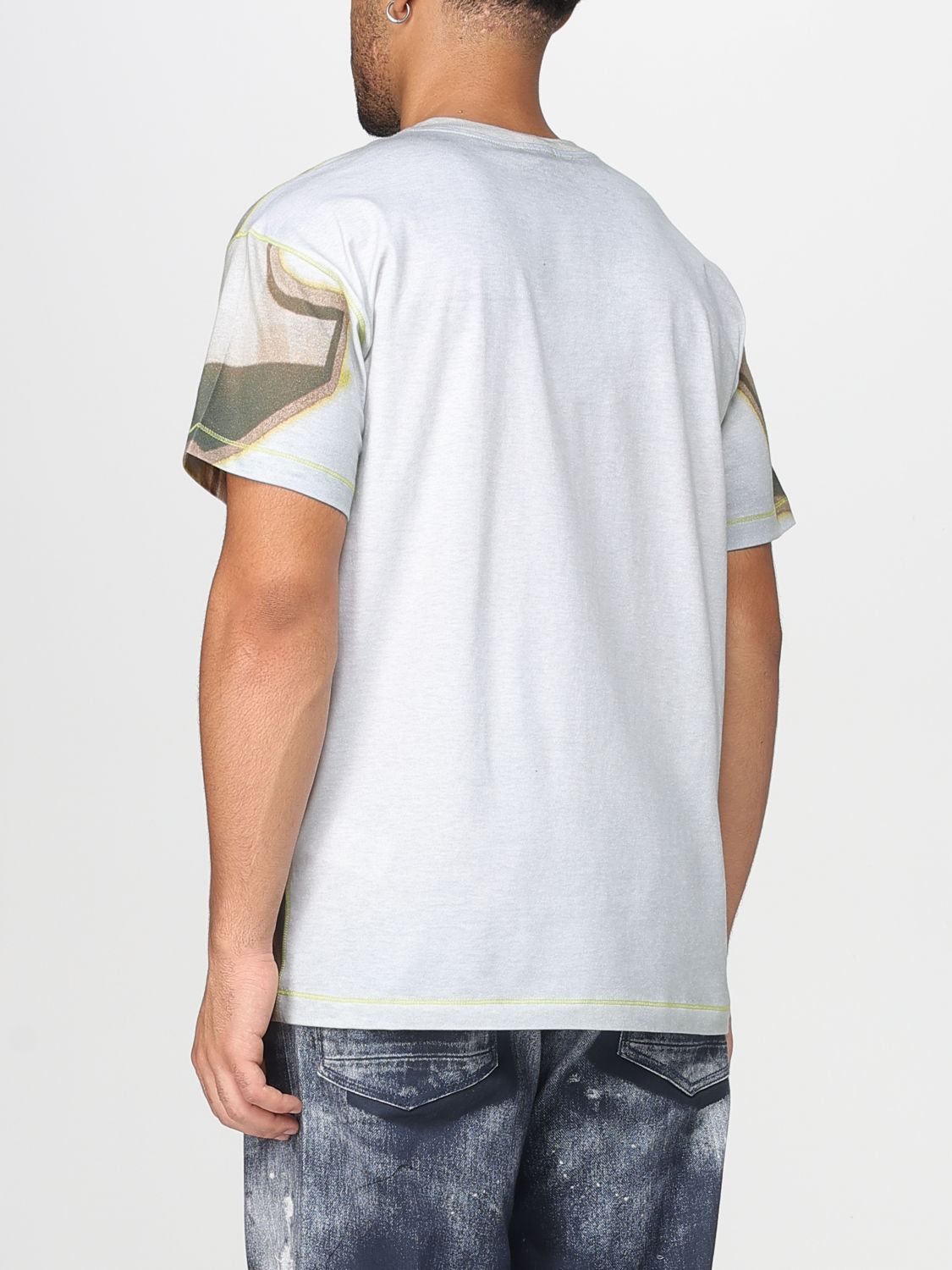Diesel T Shirt Men Beige