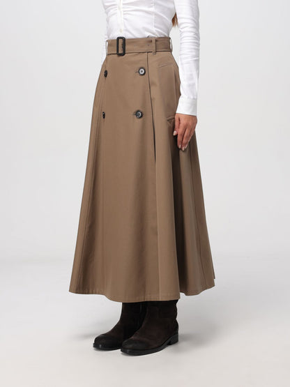 Burberry Skirt Woman Beige