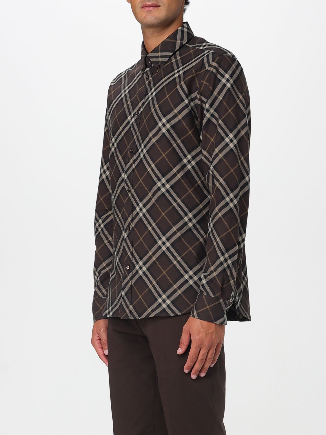 Burberry Shirt Men Brown