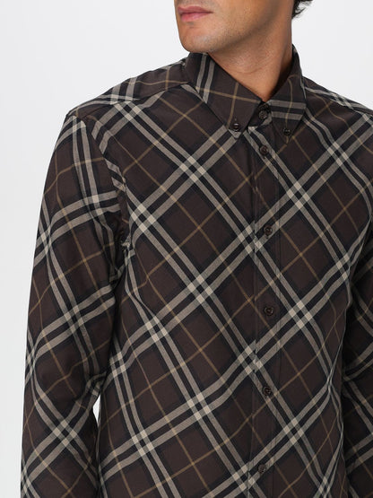 Burberry Shirt Men Brown