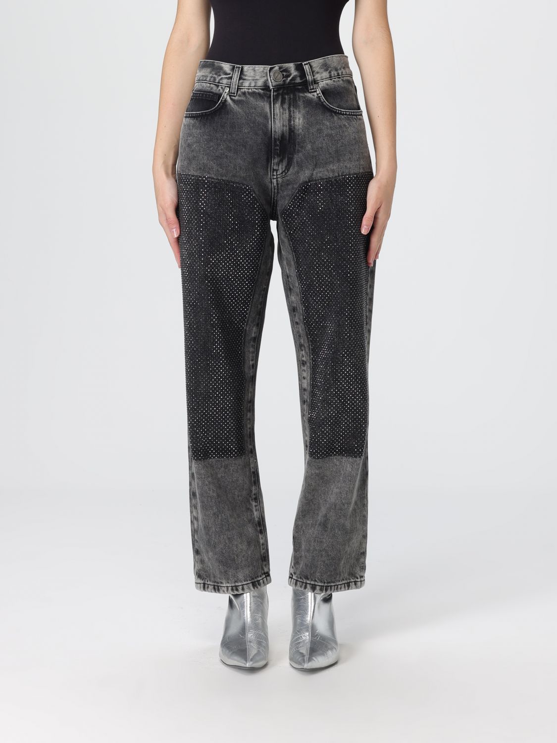 Pinko Jeans Woman Grey