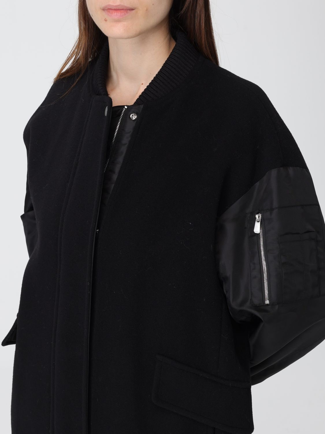Pinko Coat Woman Black