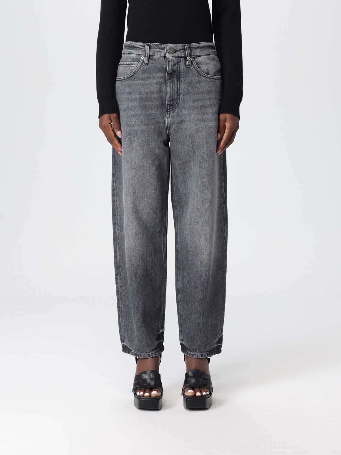 Pinko Jeans Woman Grey