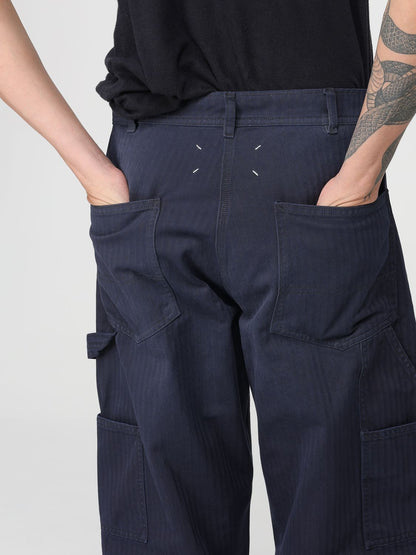 Maison Margiela Pants Men Blue
