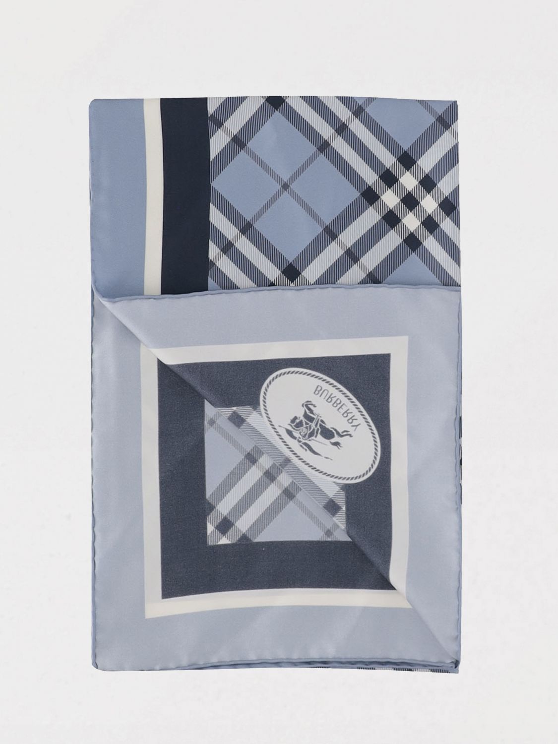 Burberry Scarf Woman Blue