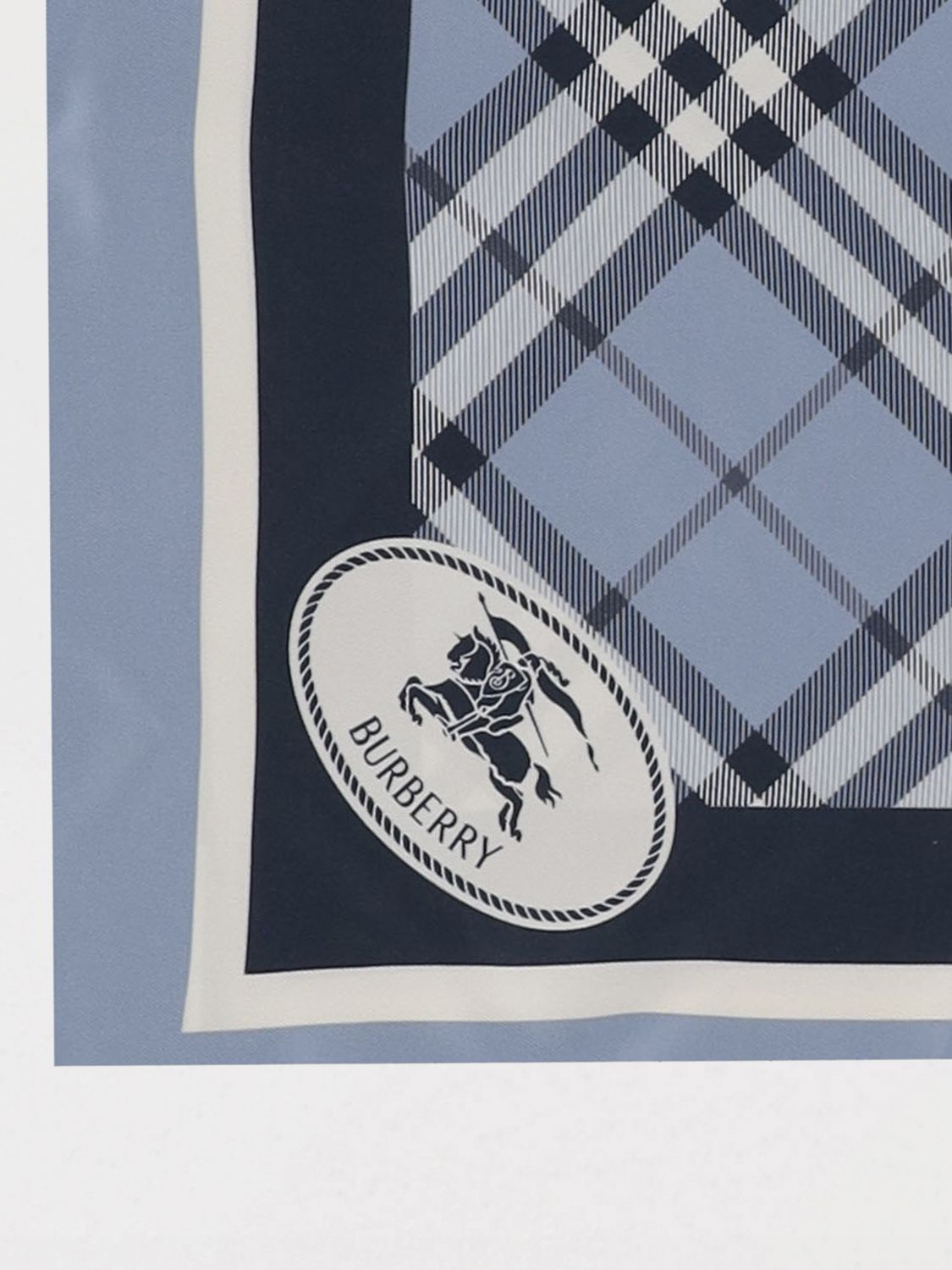 Burberry Scarf Woman Blue