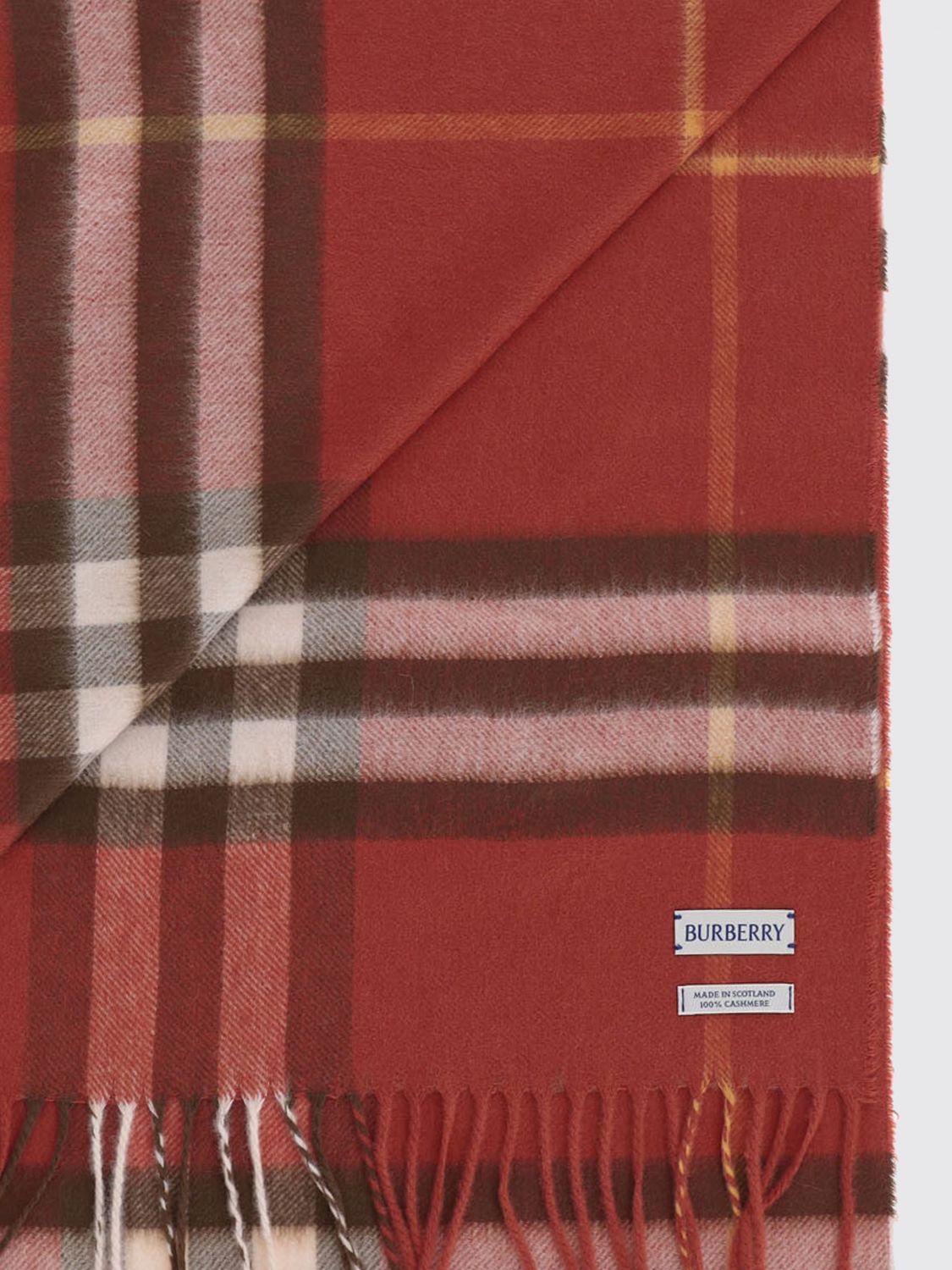 Burberry Scarf Woman Red