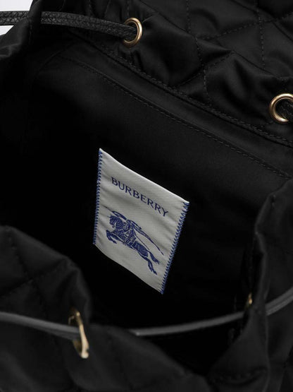 Burberry Backpack Woman Black