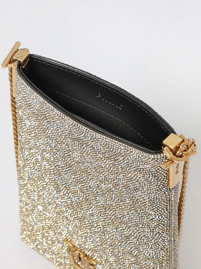 Pinko Handbag Woman Gold