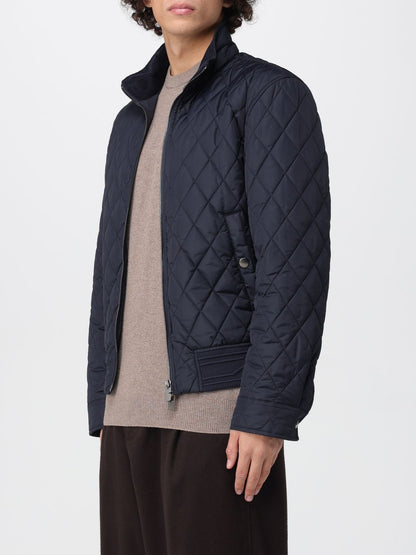 Burberry Coat Men Blue