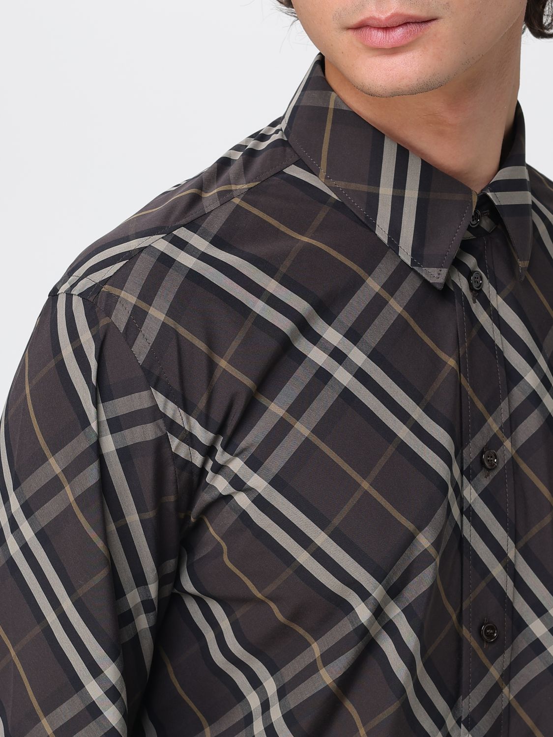Burberry Shirt Men Brown