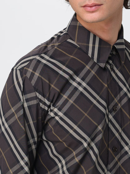 Burberry Shirt Men Brown