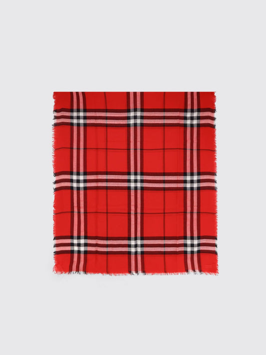 Burberry Scarf Woman Red