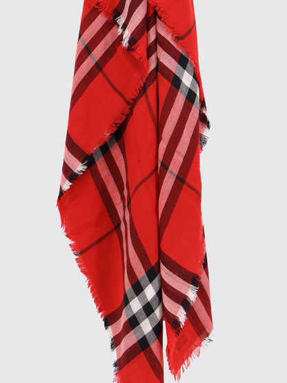Burberry Scarf Woman Red