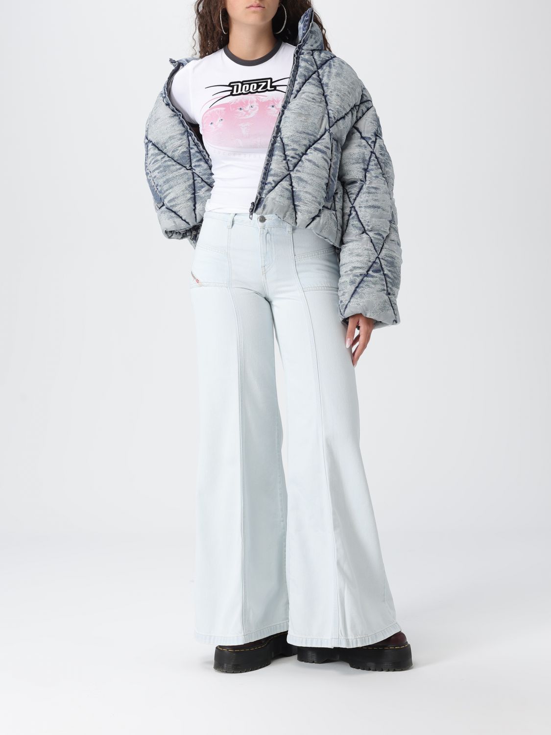 Diesel Blazer Woman Gnawed Blue