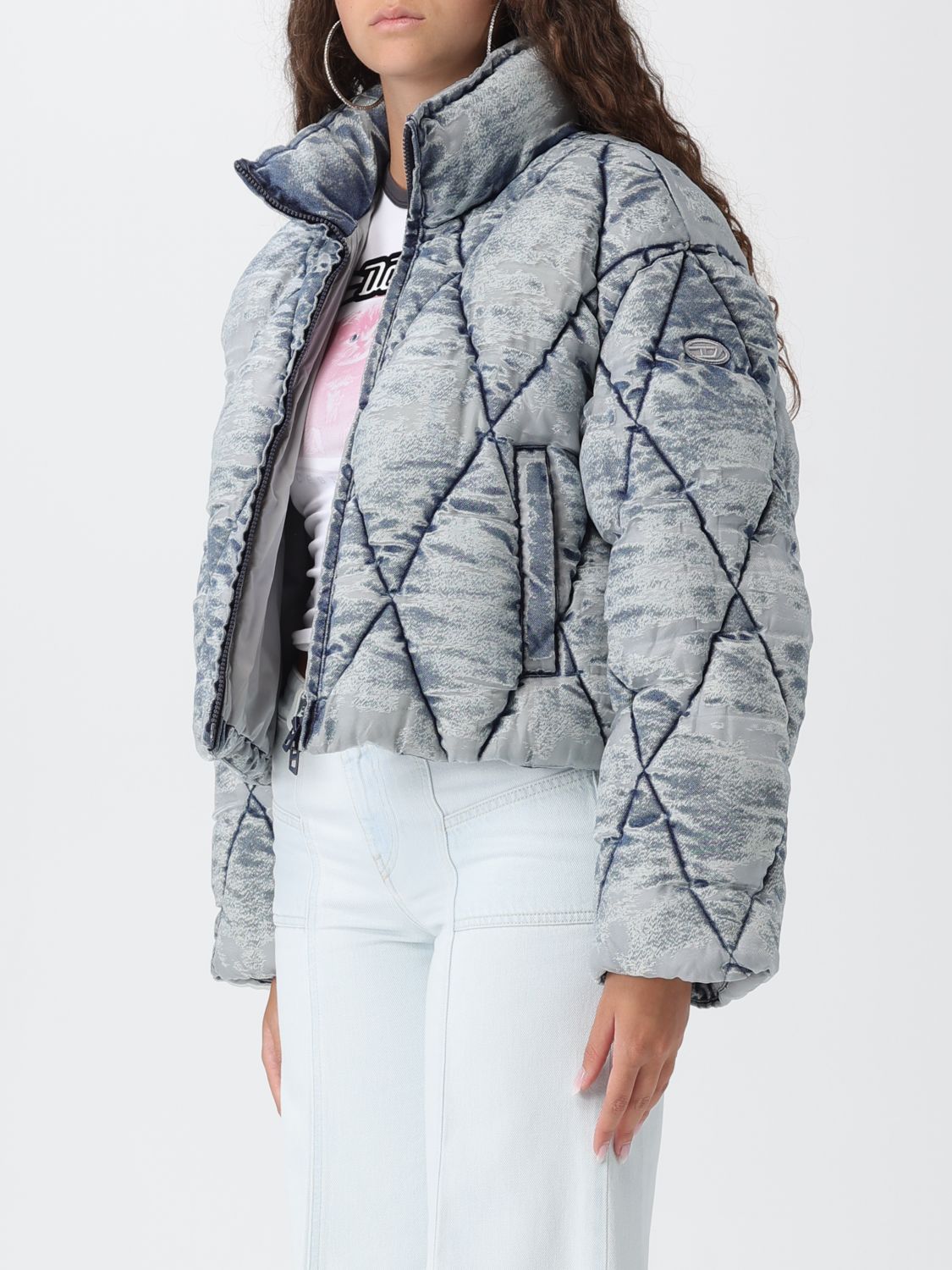 Diesel Blazer Woman Gnawed Blue