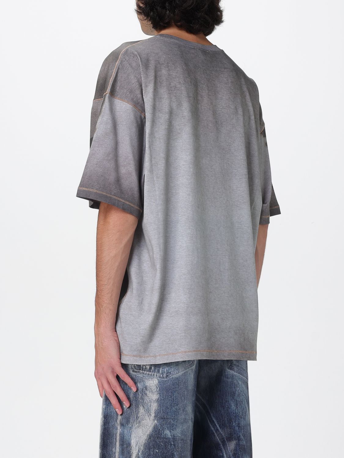 Diesel T Shirt Men Grey