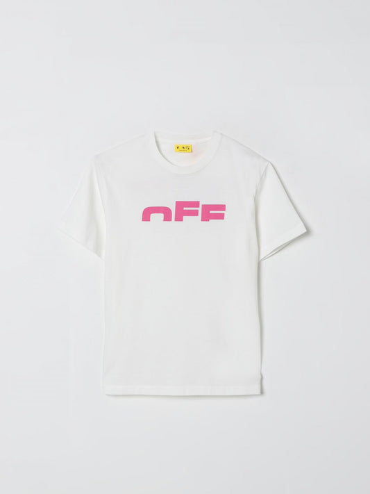 Off White Kids T Shirt Kids White