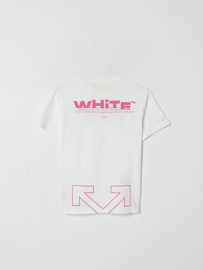 Off White Kids T Shirt Kids White