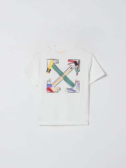Off White Kids T Shirt Kids Multicolor