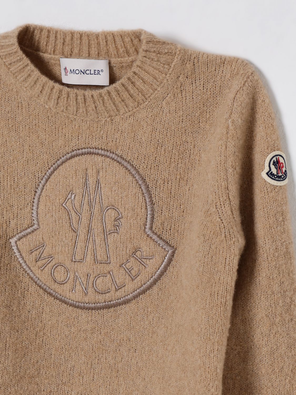 Moncler Sweater Kids Beige