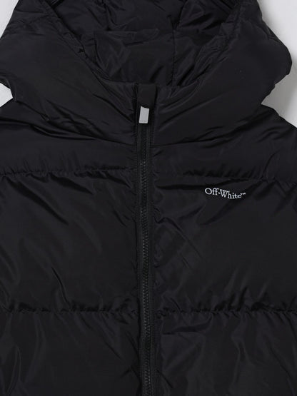 Off White Kids Coat Kids Black