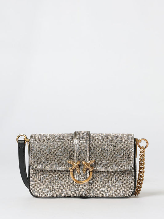 Pinko Shoulder Bag Woman Gold