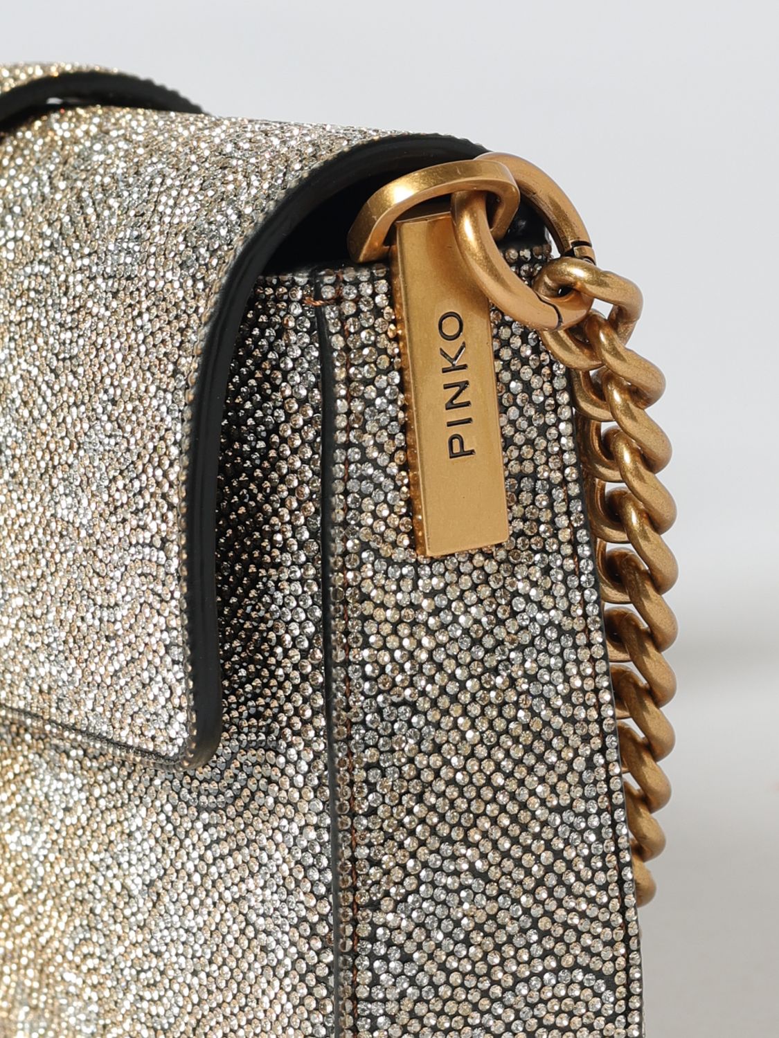 Pinko Shoulder Bag Woman Gold