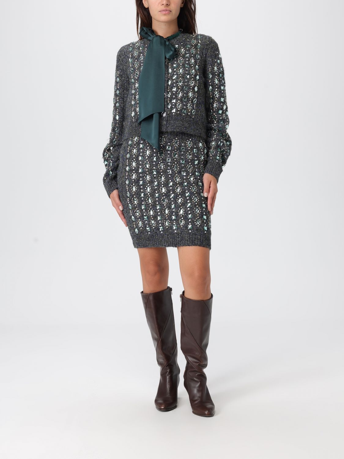 Pinko Sweater Woman Grey