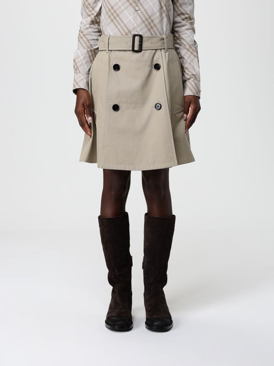 Burberry Skirt Woman Beige