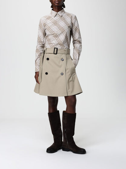 Burberry Skirt Woman Beige