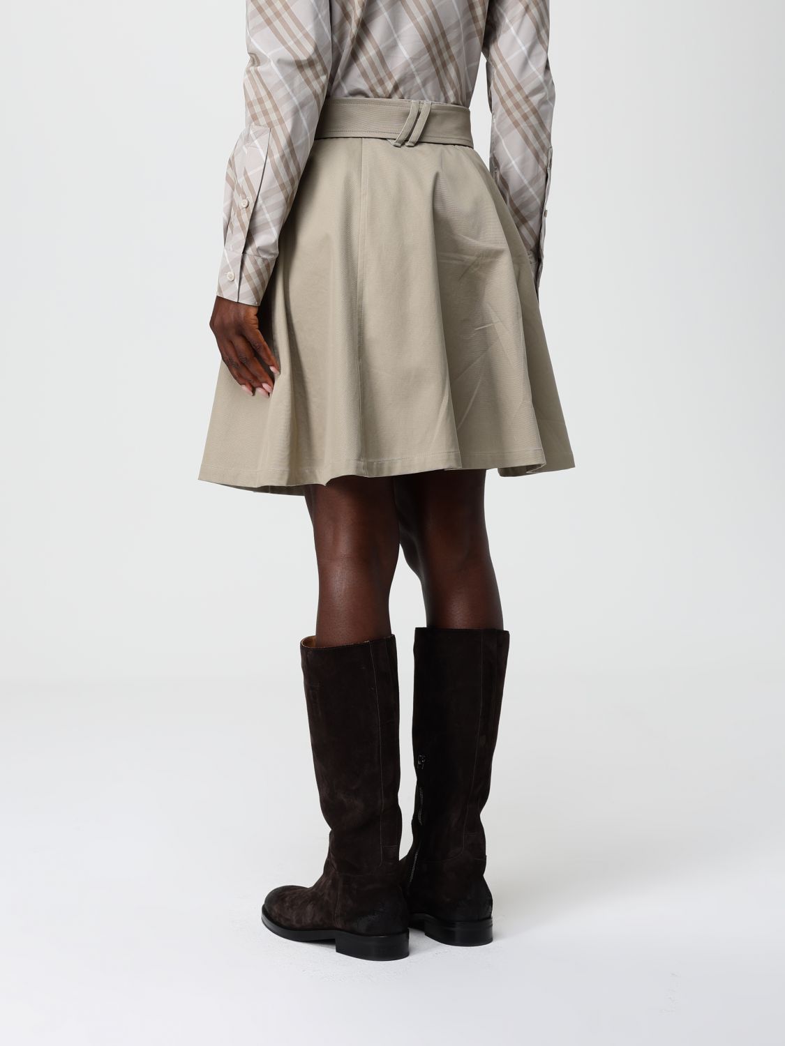 Burberry Skirt Woman Beige