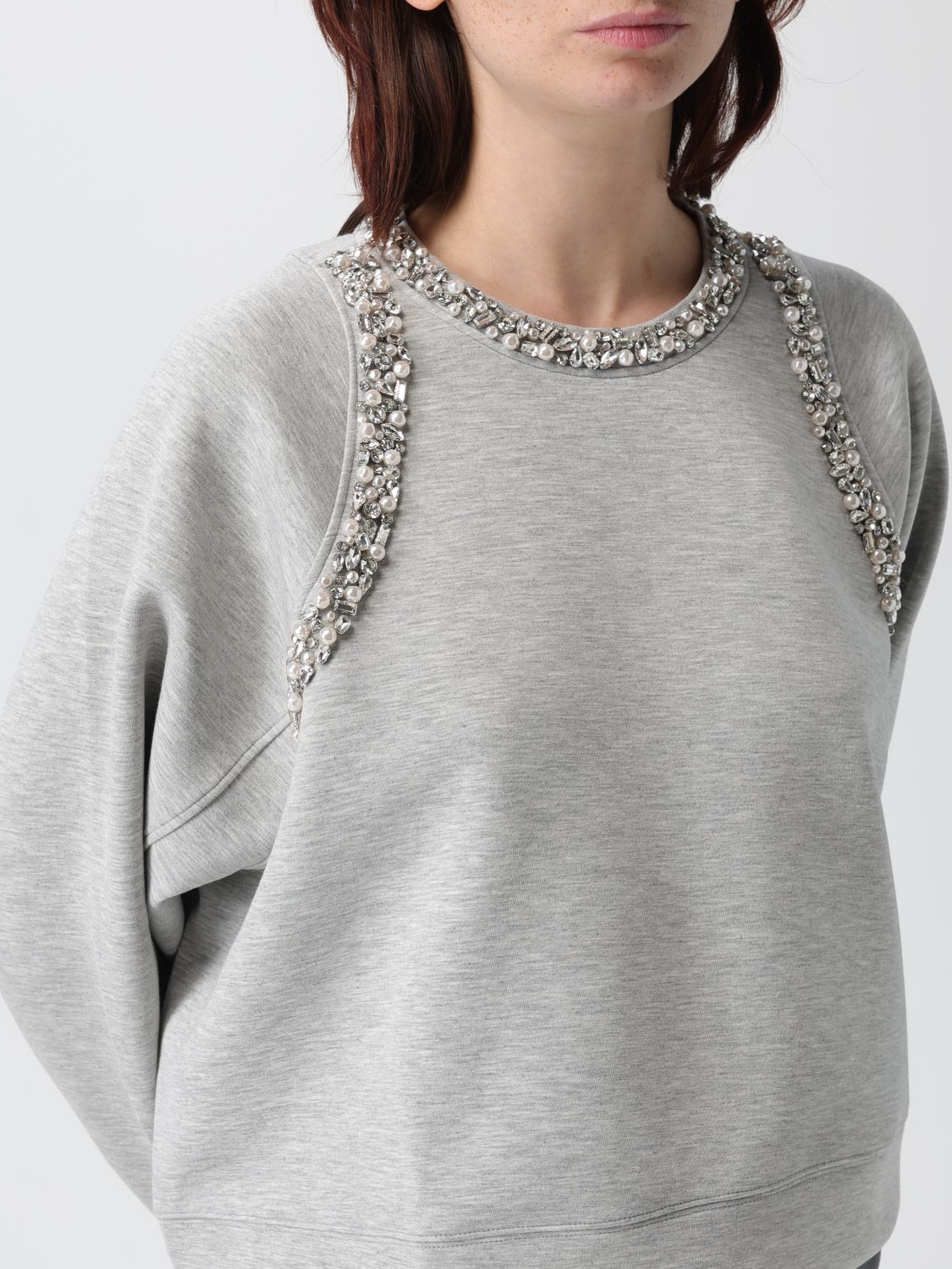 Pinko Sweatshirt Woman Grey