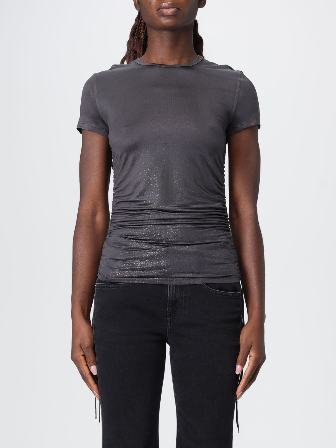 Diesel T Shirt Woman Brown