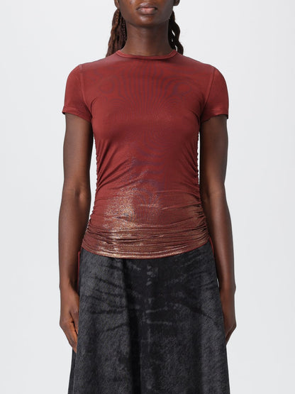 Diesel T Shirt Woman Brown