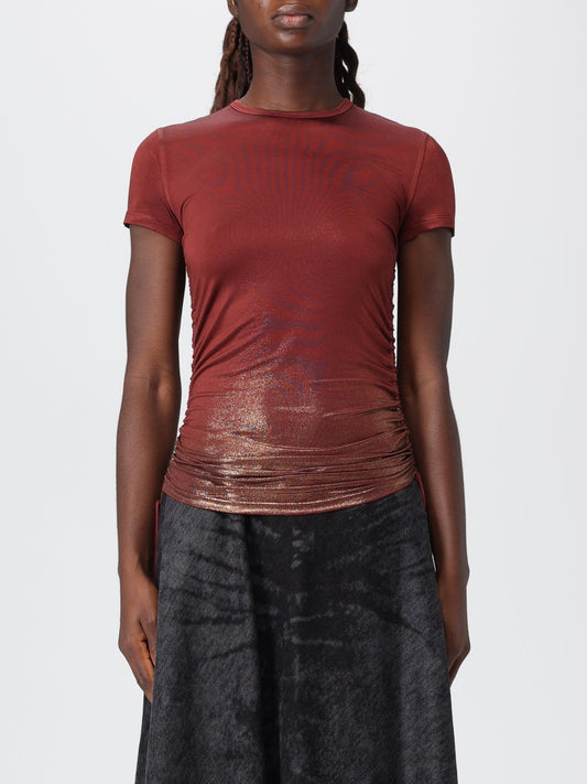 Diesel T Shirt Woman Brown