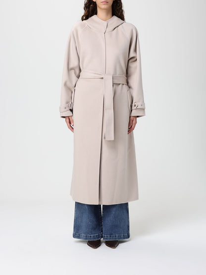 Pinko Trench Coat Woman Beige
