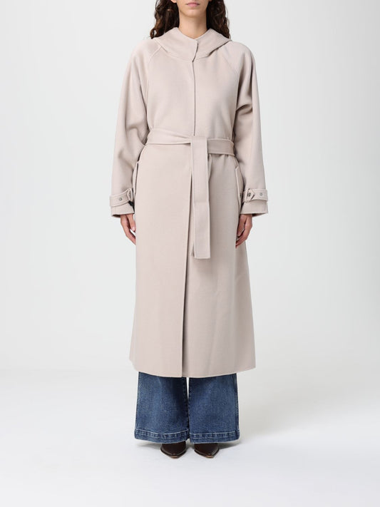 Pinko Trench Coat Woman Beige