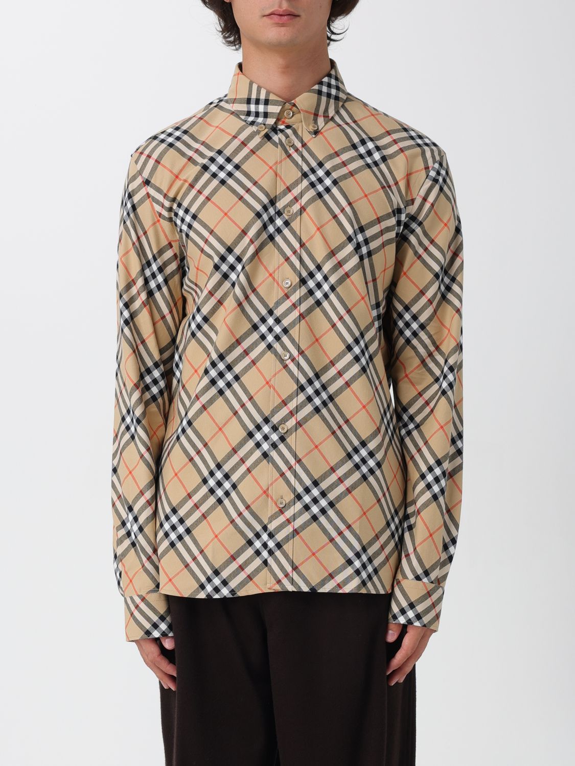 Burberry Shirt Men Beige