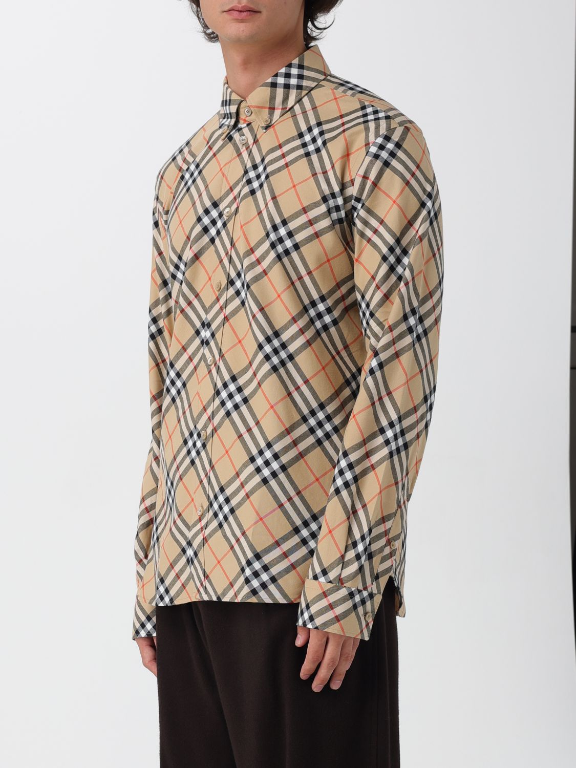 Burberry Shirt Men Beige